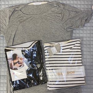 NWT Soft short sleeve nursing shirts!